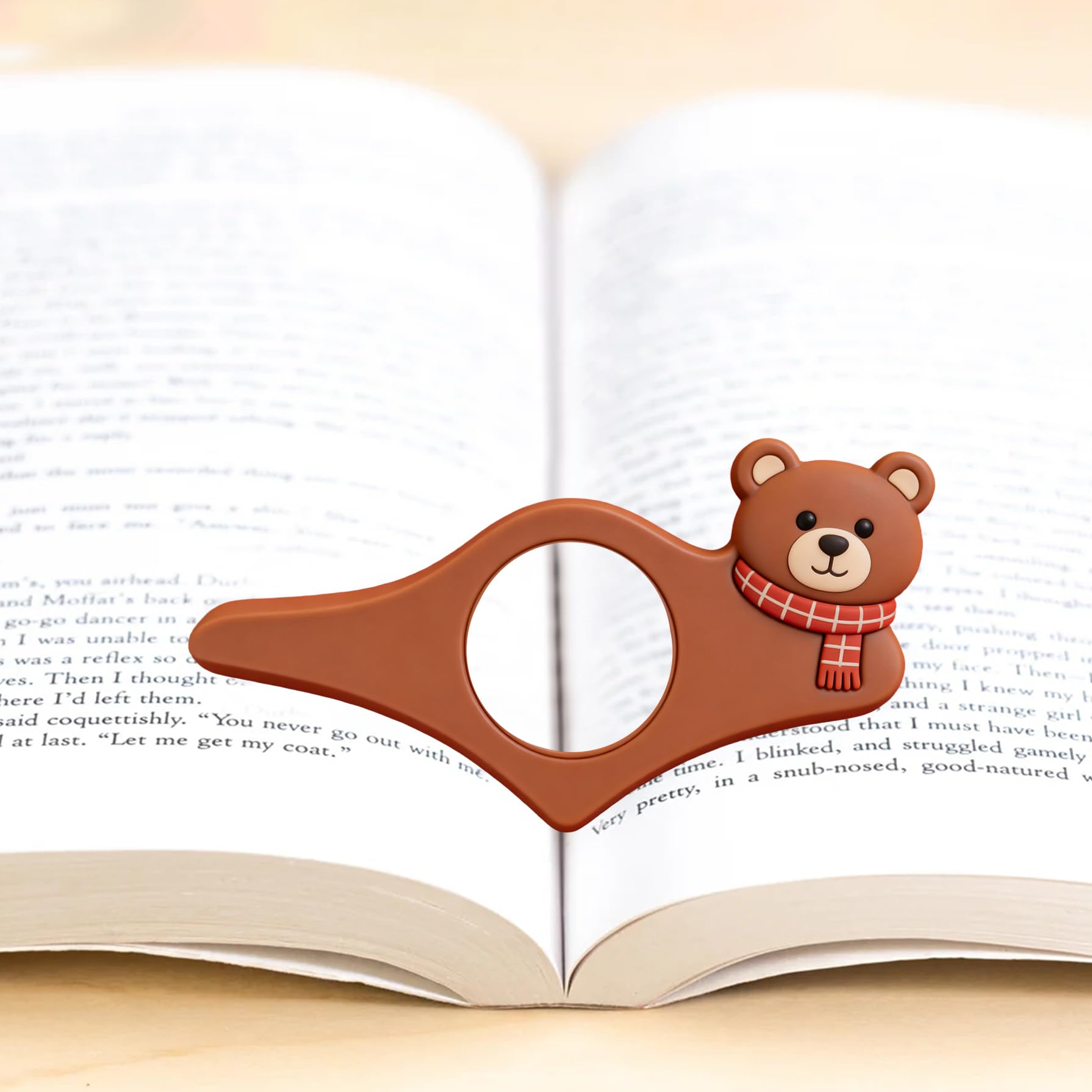 Dolphin Book Page Holder, Thumb Book Page Holder, Reading Accessory, Smooth Lightweight Acrylic Book Page Holders for Students, Teachers, Book Lovers, Literary & Bookworm Ideal Gift
