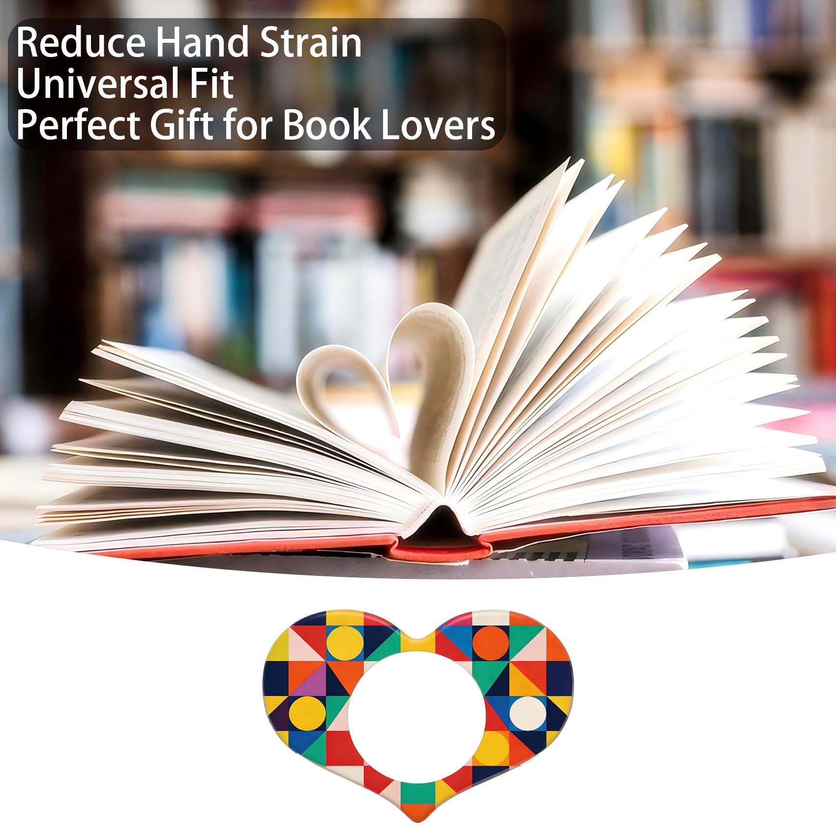 Dolphin Book Page Holder, Thumb Book Page Holder, Reading Accessory, Smooth Lightweight Acrylic Book Page Holders for Students, Teachers, Book Lovers, Literary & Bookworm Ideal Gift