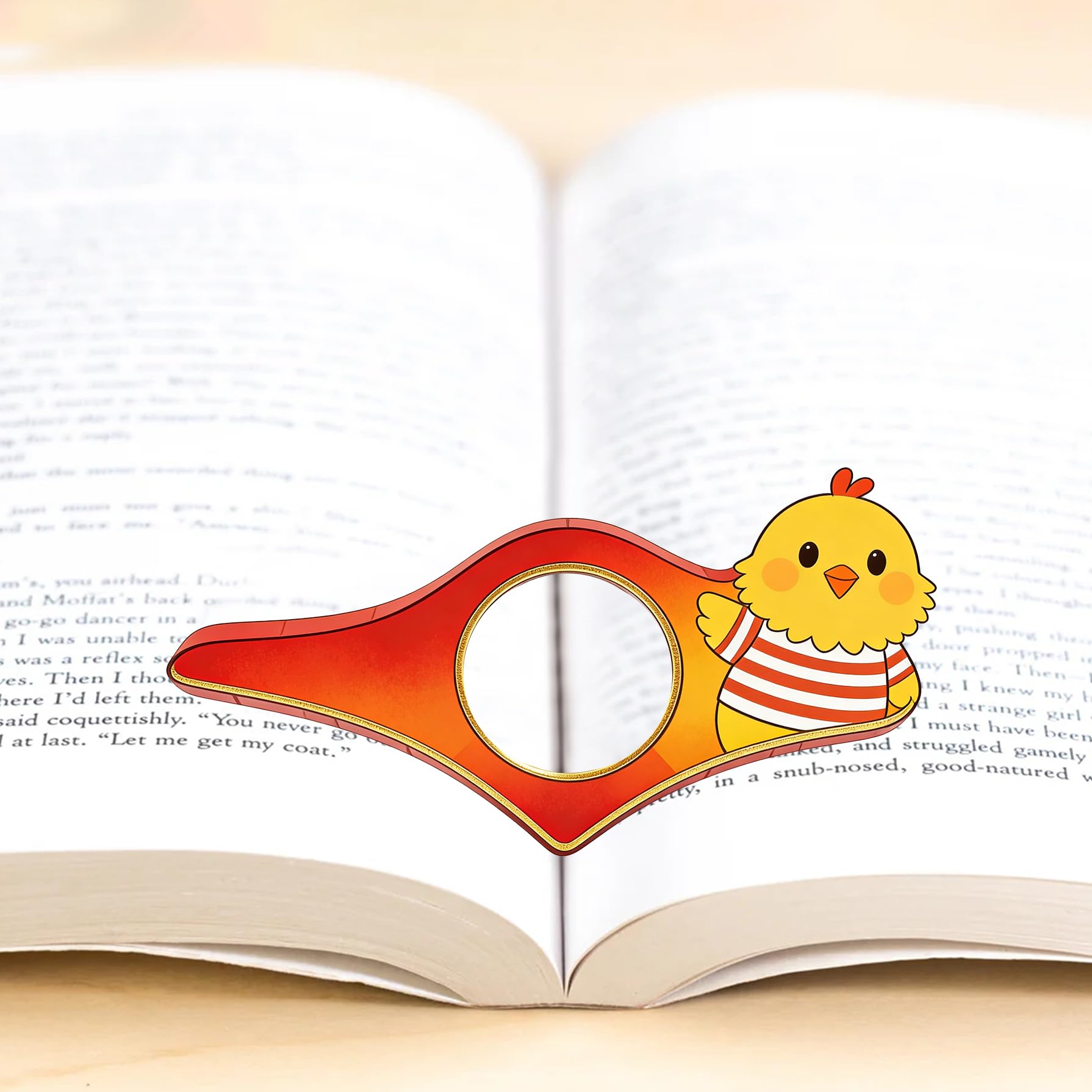 Dolphin Book Page Holder, Thumb Book Page Holder, Reading Accessory, Smooth Lightweight Acrylic Book Page Holders for Students, Teachers, Book Lovers, Literary & Bookworm Ideal Gift