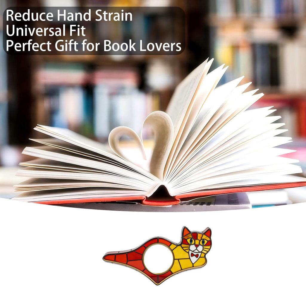 Dolphin Book Page Holder, Thumb Book Page Holder, Reading Accessory, Smooth Lightweight Acrylic Book Page Holders for Students, Teachers, Book Lovers, Literary & Bookworm Ideal Gift