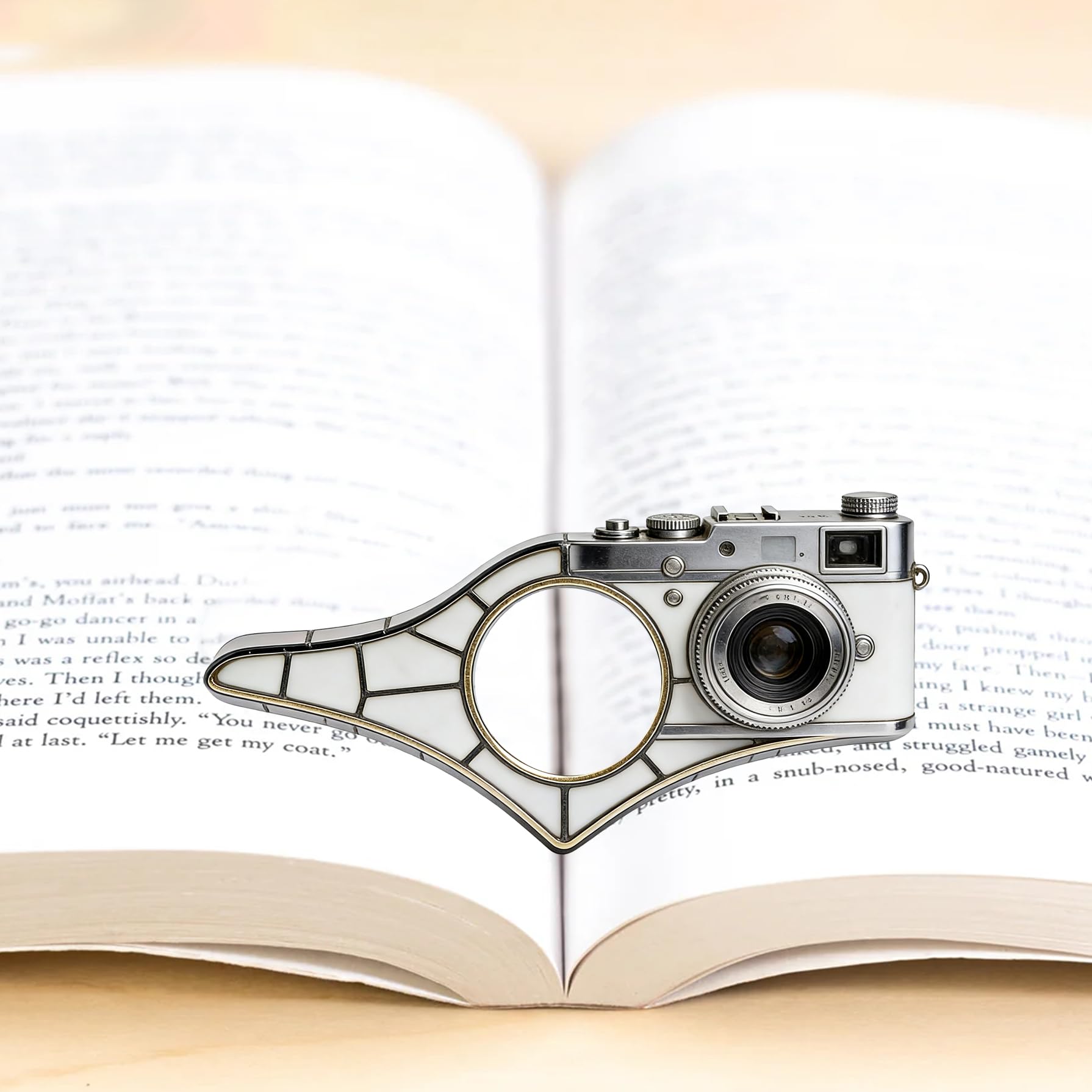 Dolphin Book Page Holder, Thumb Book Page Holder, Reading Accessory, Smooth Lightweight Acrylic Book Page Holders for Students, Teachers, Book Lovers, Literary & Bookworm Ideal Gift
