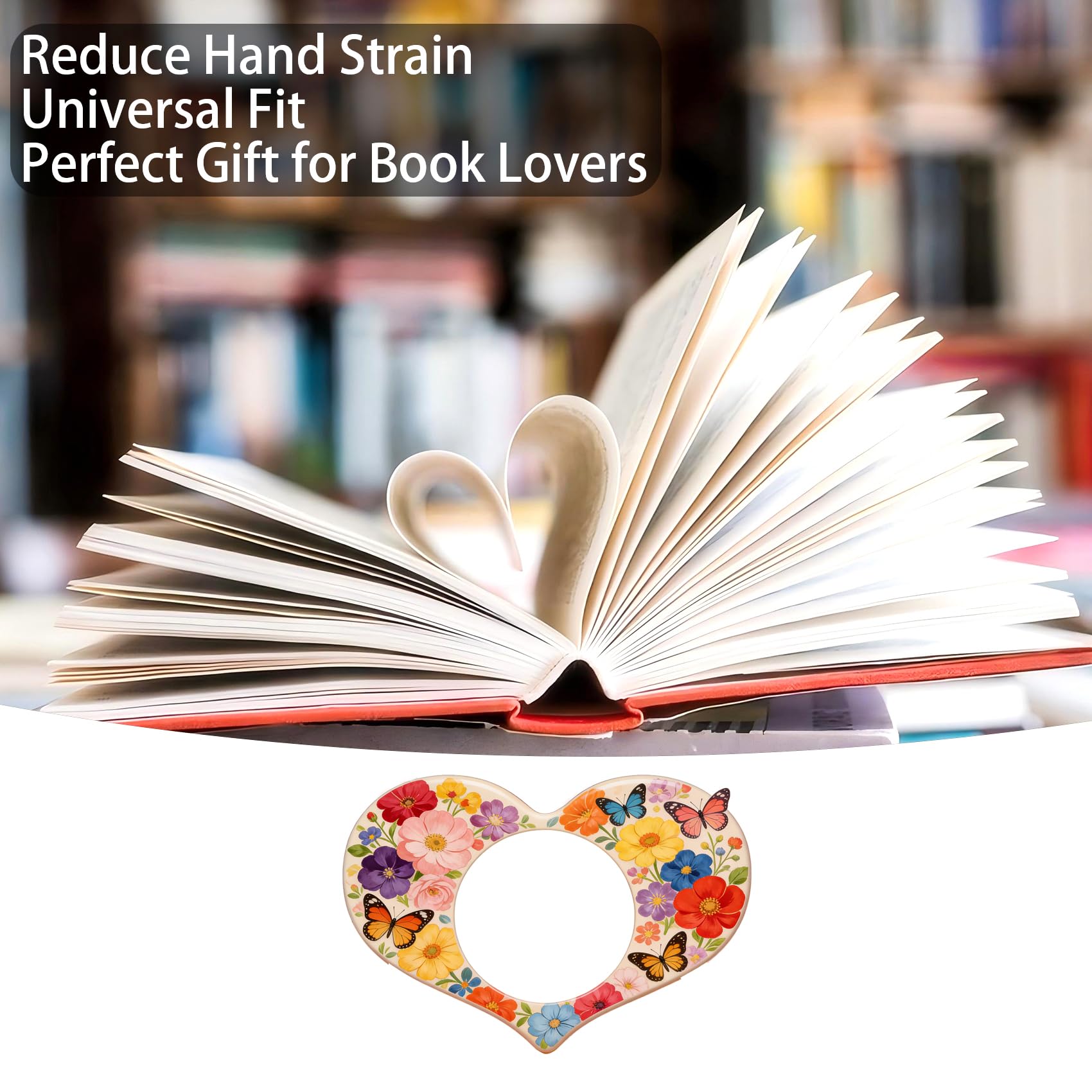 Dolphin Book Page Holder, Thumb Book Page Holder, Reading Accessory, Smooth Lightweight Acrylic Book Page Holders for Students, Teachers, Book Lovers, Literary & Bookworm Ideal Gift