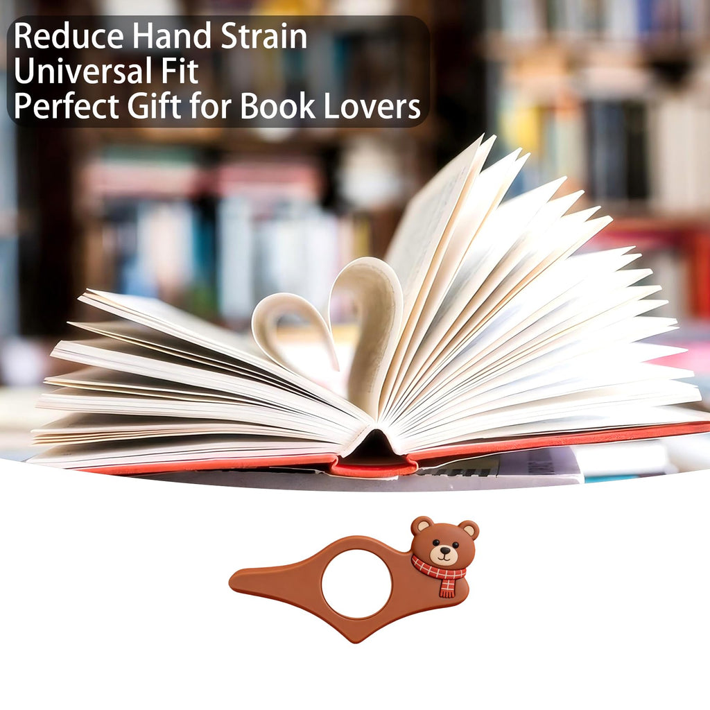 Dolphin Book Page Holder, Thumb Book Page Holder, Reading Accessory, Smooth Lightweight Acrylic Book Page Holders for Students, Teachers, Book Lovers, Literary & Bookworm Ideal Gift
