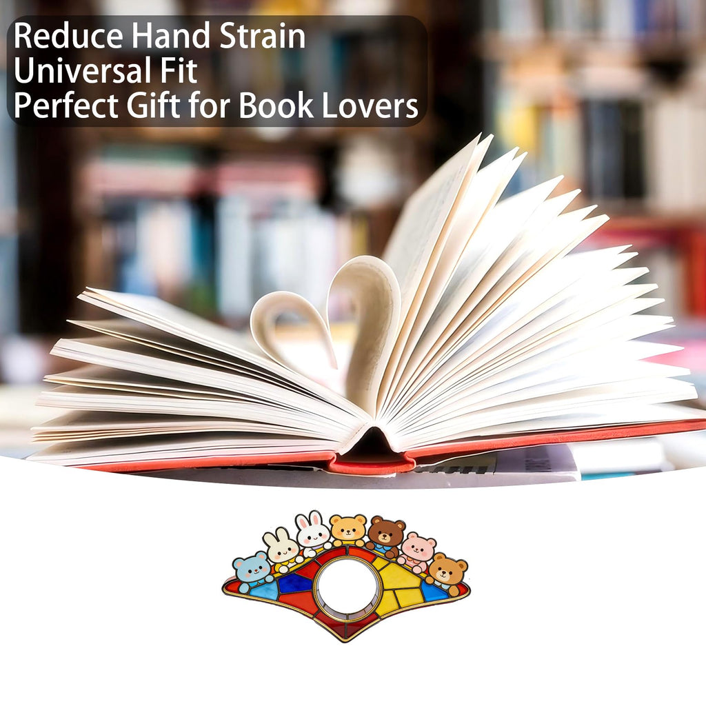 Dolphin Book Page Holder, Thumb Book Page Holder, Reading Accessory, Smooth Lightweight Acrylic Book Page Holders for Students, Teachers, Book Lovers, Literary & Bookworm Ideal Gift