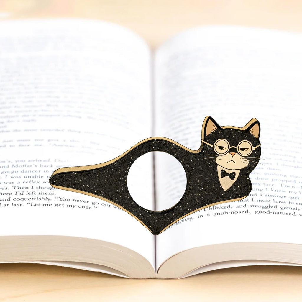 Dolphin Book Page Holder, Thumb Book Page Holder, Reading Accessory, Smooth Lightweight Acrylic Book Page Holders for Students, Teachers, Book Lovers, Literary & Bookworm Ideal Gift