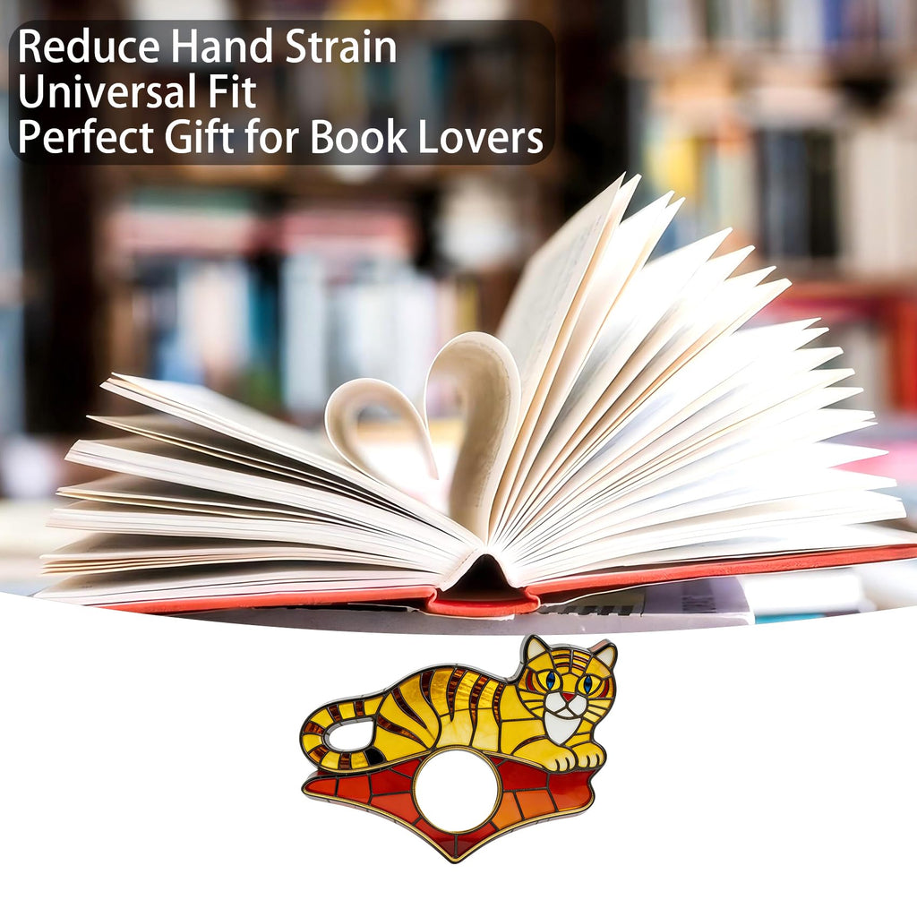 Dolphin Book Page Holder, Thumb Book Page Holder, Reading Accessory, Smooth Lightweight Acrylic Book Page Holders for Students, Teachers, Book Lovers, Literary & Bookworm Ideal Gift