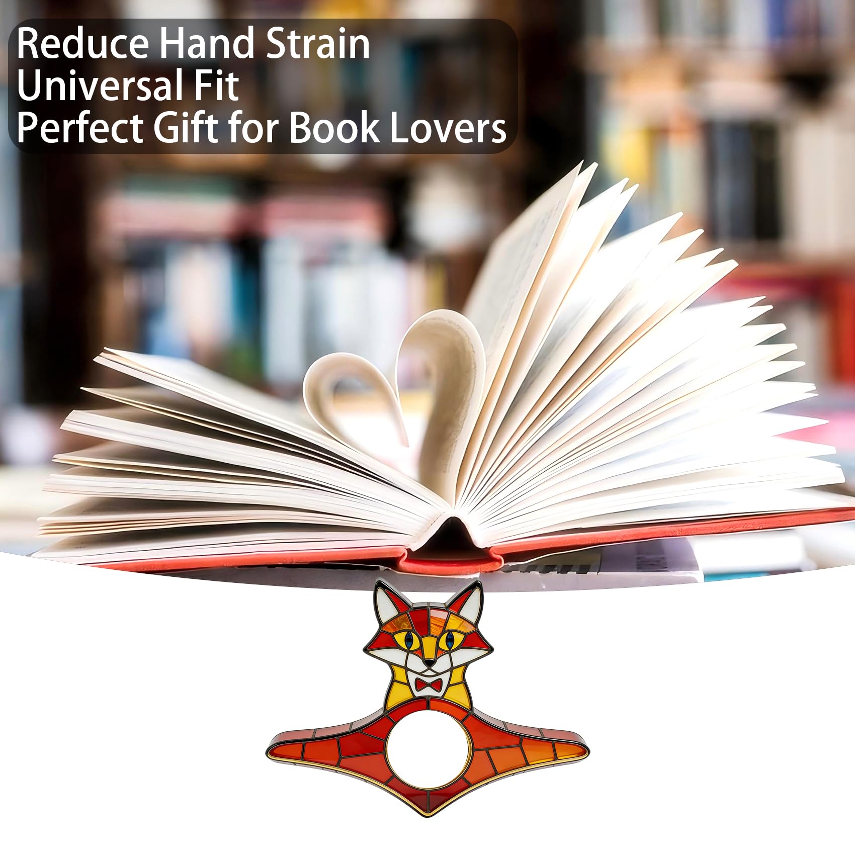 Dolphin Book Page Holder, Thumb Book Page Holder, Reading Accessory, Smooth Lightweight Acrylic Book Page Holders for Students, Teachers, Book Lovers, Literary & Bookworm Ideal Gift