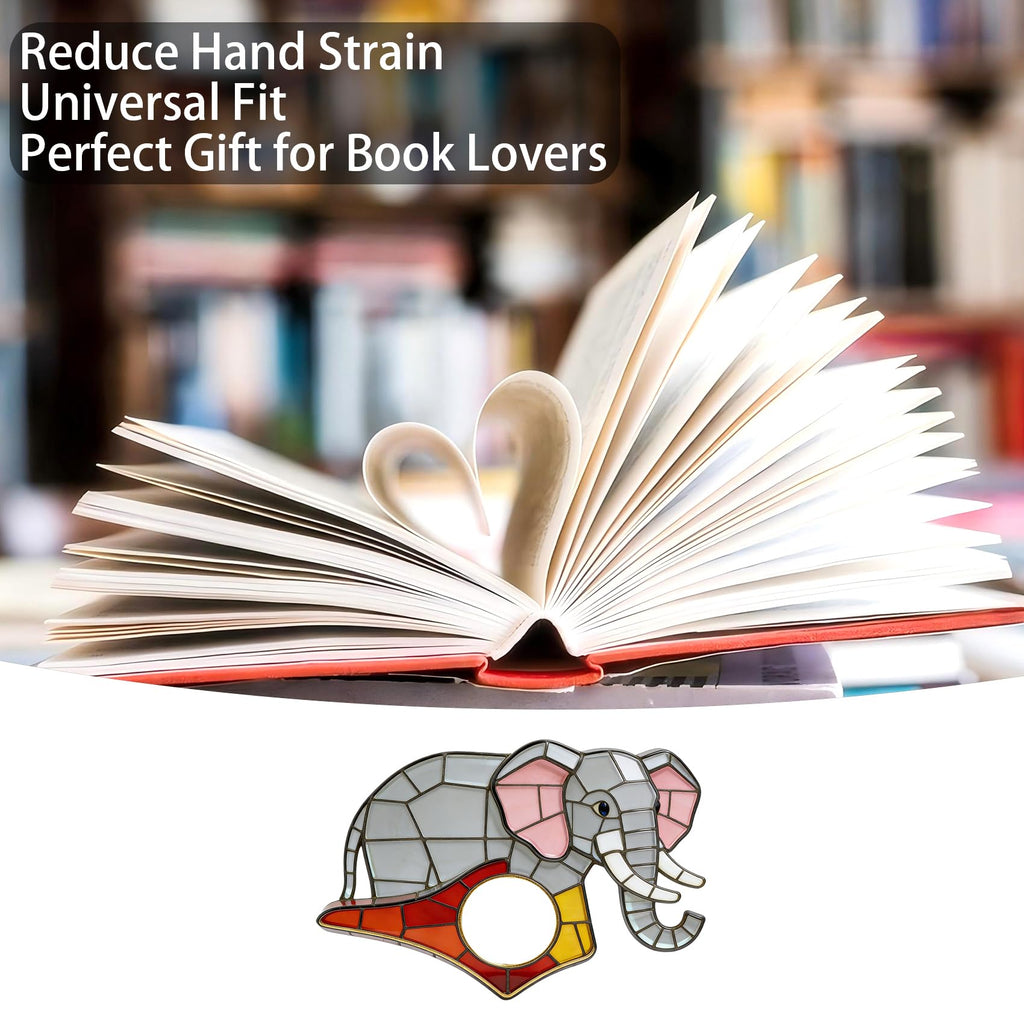 Dolphin Book Page Holder, Thumb Book Page Holder, Reading Accessory, Smooth Lightweight Acrylic Book Page Holders for Students, Teachers, Book Lovers, Literary & Bookworm Ideal Gift
