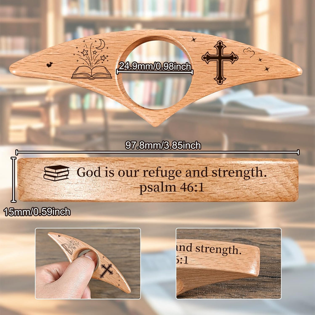 Finger Book Opener Thumb Bookmark, Personalized Book Page Holder, Book Page Holder, Teacher's Day Gift for Those who Love Reading, Suitable for Men and Women